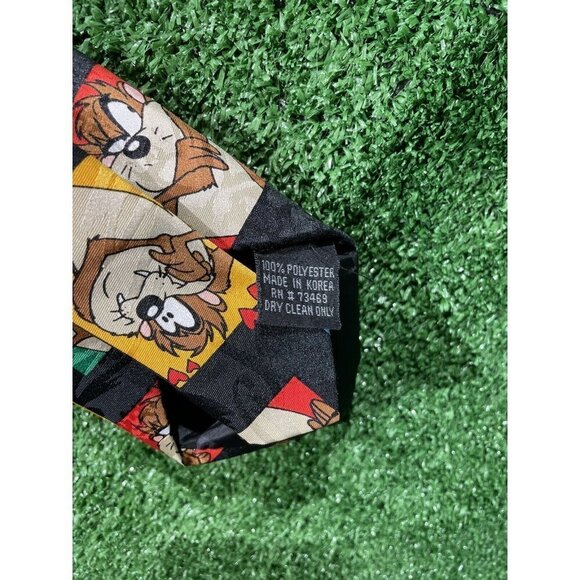 Lot Of 2 Vintage 90’s Looney Tunes Mania Ties Bugs Daffy Tweety RoadRunner Taz - Picture 8 of 11